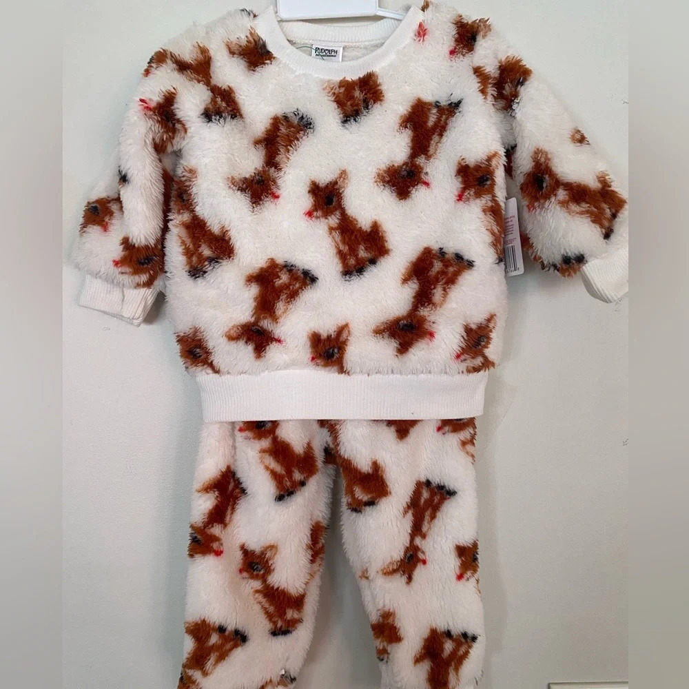 NWT Rudolph Jogger Set